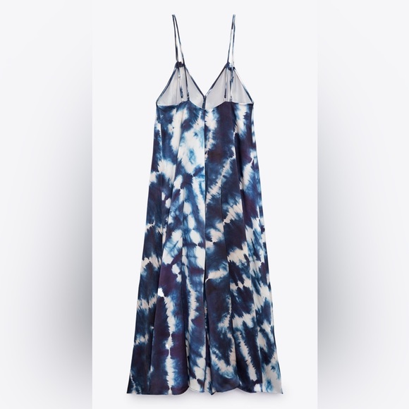 Zara- Tie- Dye midi slip dress- BRAND NEW - Picture 5 of 7